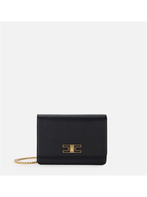 SMALL SHOULDER STRAP WITH LOGO PLATE ELISABETTA FRANCHI | BS11A51E2110 nero